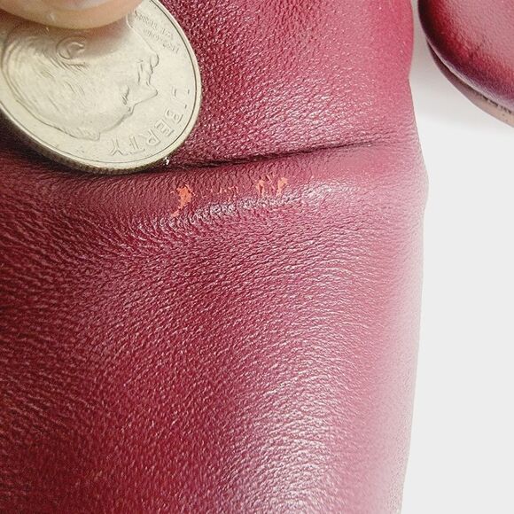 ZAC Zac Posen Yana Womens Slide Dark Red Sandal Size 11 - Picture 10 of 10